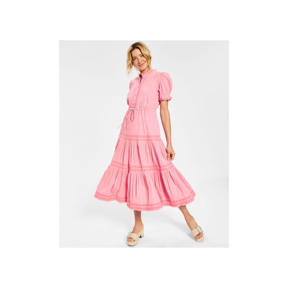Charter Club Mommy Me Tie Waist Gauze Dress